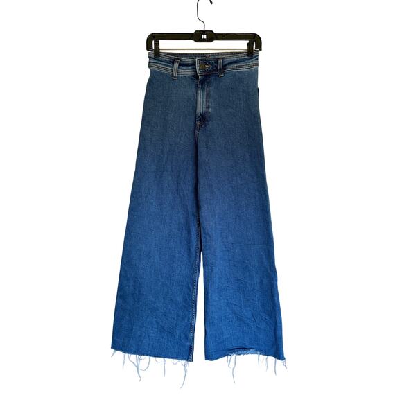 Zara ZW COLLECTION HIGH-WAIST WIDE-LEG JEANS - Picture 2 of 4